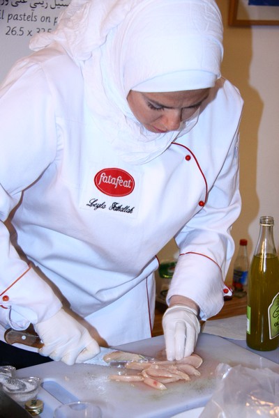 Cooking with Chef Leyla Fathallah